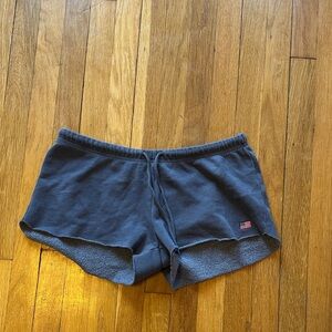 Brandy Melville faded navy blue sweatshorts